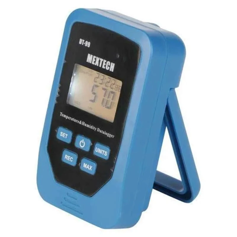 Mextech DT-99 Data Logger with 32700 Memory Readings, LCD, Humidity & Temperature Range -40 to 70°C