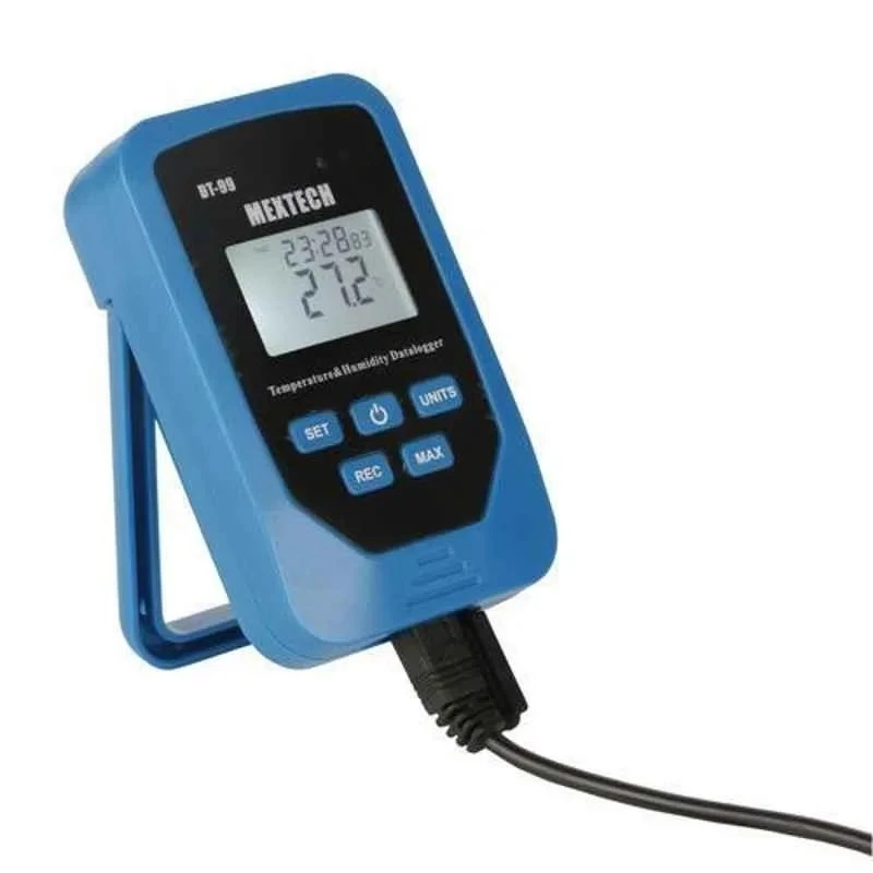 Mextech DT-99 Data Logger with 32700 Memory Readings, LCD, Humidity & Temperature Range -40 to 70°C