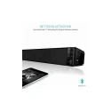 Portronics Sound Slick 30W Wireless Sound Bar POR 667, Bluetooth v4.0, Remote Control, Li-ion Battery, Black