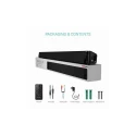 Portronics Sound Slick 30W Wireless Sound Bar POR 667, Bluetooth v4.0, Remote Control, Li-ion Battery, Black