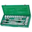 Proskit 26 Piece 1/2 Inch Driver Socket Tool Set SK-42601M, Metal Case, 5750g