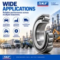 SKF Tapered Roller Bearing LM 29749 F/711/Q, Standard Grease, Open Type