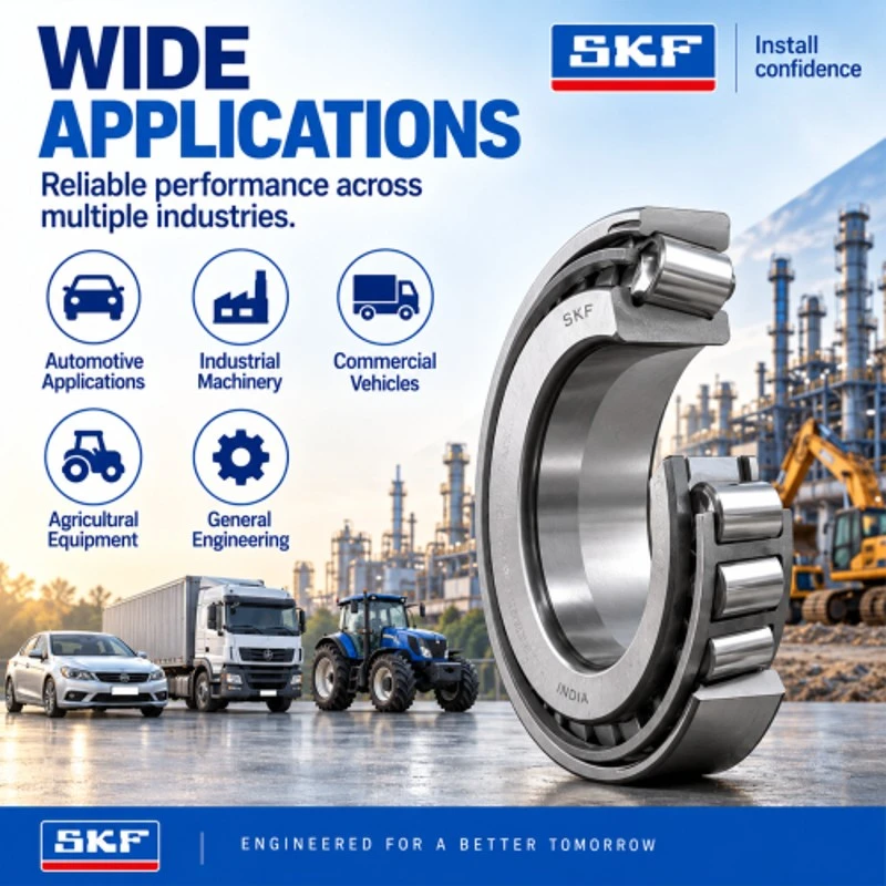 SKF Tapered Roller Bearing LM 29749 F/711/Q, Standard Grease, Open Type