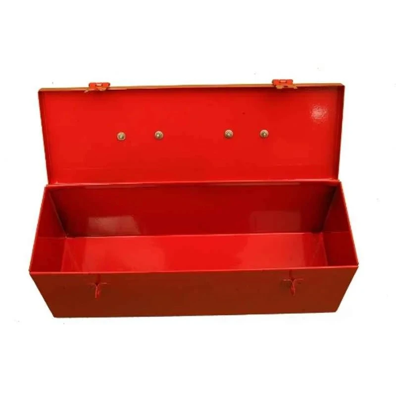 Pahal Single Compartment Tool Box 12x4x4 inch Heavy-Duty Metal Powder Coated