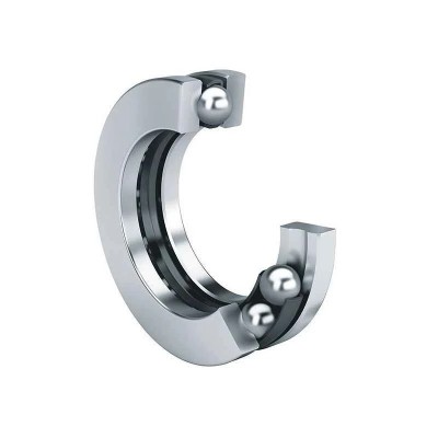 FAG Thrust Ball Bearing 30x52x16 mm, Dynamic Load 23.9 kN, Limiting Speed 7300 rpm, Open Cage, Up to 120°C 51206