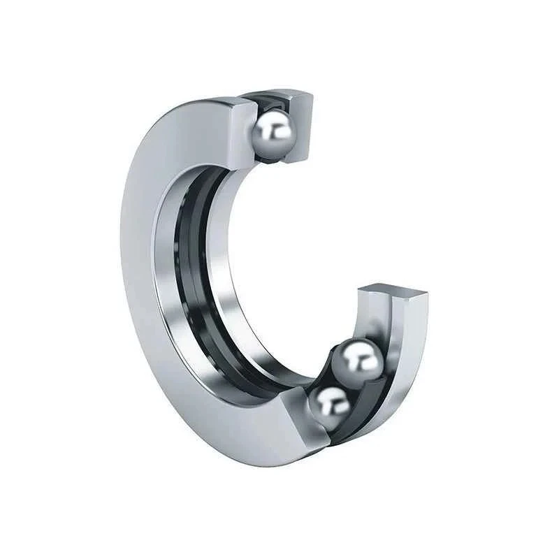 FAG Thrust Ball Bearing 30x52x16 mm, Dynamic Load 23.9 kN, Limiting Speed 7300 rpm, Open Cage, Up to 120°C 51206