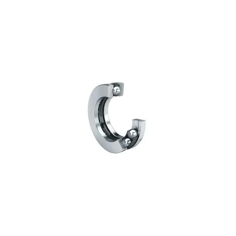 FAG Thrust Ball Bearing 30x52x16 mm, Dynamic Load 23.9 kN, Limiting Speed 7300 rpm, Open Cage, Up to 120°C 51206
