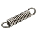 RS PRO Steel Extension Spring 61 mm Free Length, 14 mm OD, 2.8 mm Wire, 400 N Initial Tension, 121-371