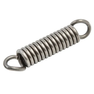 RS PRO Steel Extension Spring 61 mm Free Length, 14 mm OD, 2.8 mm Wire, 400 N Initial Tension, 121-371