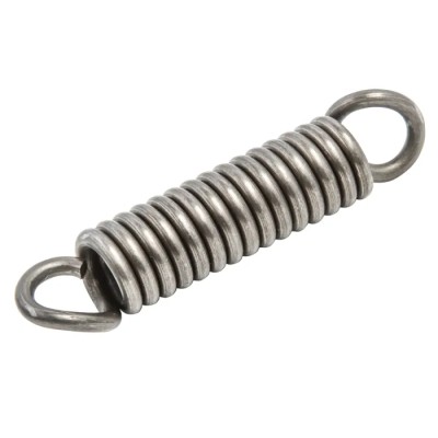 RS PRO Steel Extension Spring 61 mm Free Length, 14 mm OD, 2.8 mm Wire, 400 N Initial Tension, 121-371