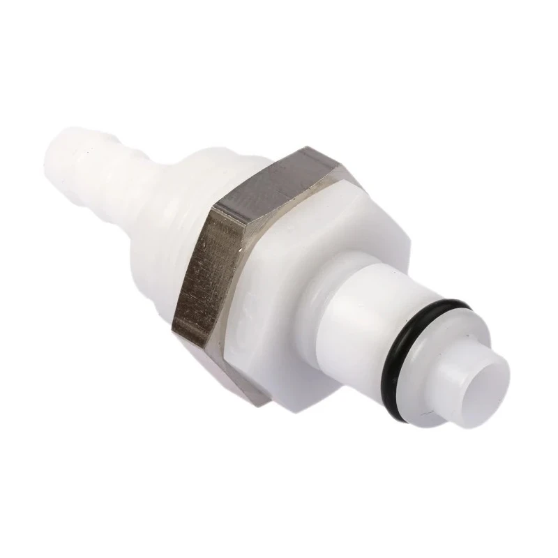 Colder Products Threaded Hose Connector, 6.35 mm ID, Acetal, 8.3 bar, White, PLCD42004