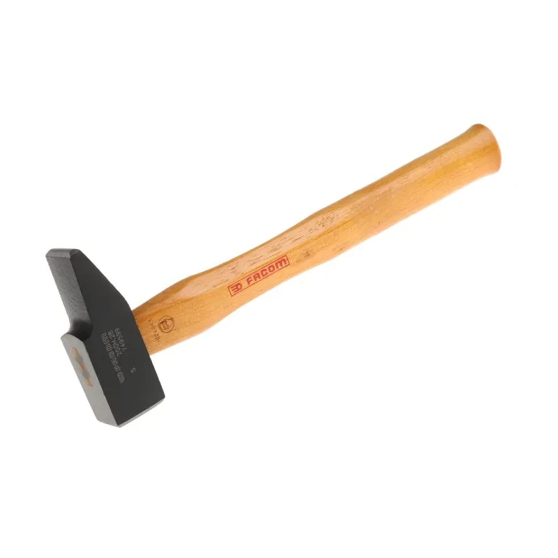 Facom Steel Head Engineer Hammer, Hickory Wood Handle, 380g, 270mm, 28mm Head Width 200H.28