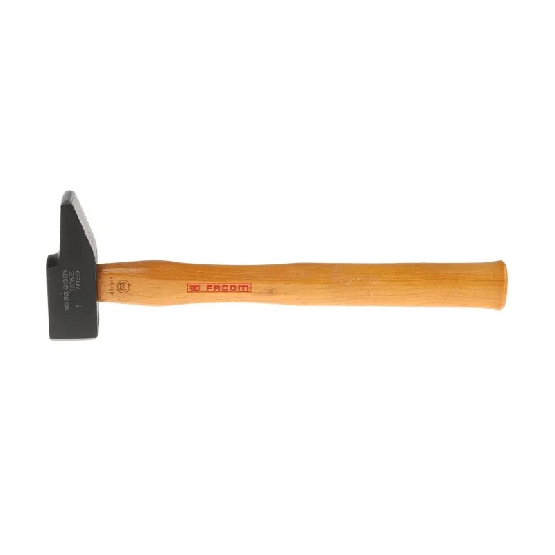 Facom Steel Head Engineer Hammer, Hickory Wood Handle, 380g, 270mm, 28mm Head Width 200H.28