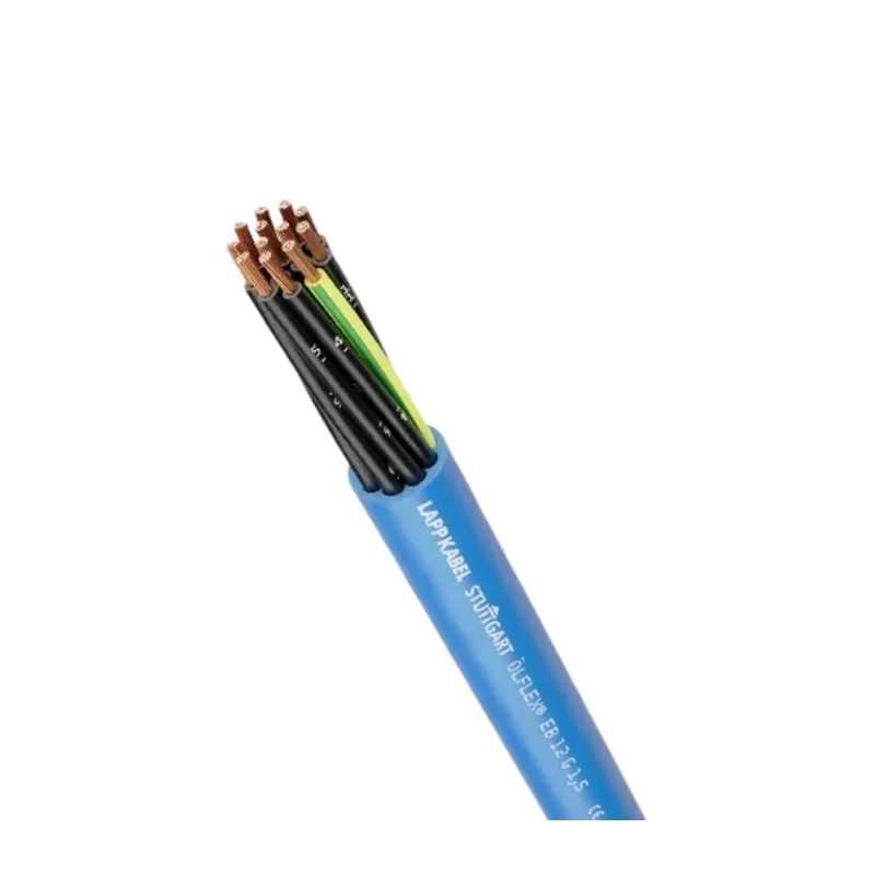 Lapp ÖLFLEX EB Control Cable, 5 Cores, 16 AWG, Unscreened, Blue PVC Sheath, 50m Reel, 12503