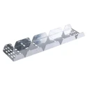 Legrand Heavy Duty Adjustable Riser Cable Tray Accessory, Hot Dipped Galvanised Steel, 150mm Width, 50mm Depth 123-670