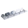 Legrand Heavy Duty Adjustable Riser Cable Tray Accessory, Hot Dipped Galvanised Steel, 150mm Width, 50mm Depth 123-670