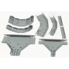 Legrand Heavy Duty Adjustable Riser Hot Dipped Galvanised Steel Cable Tray Accessory, 75mm Width, 50 mm Depth 123-664