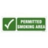 Permitted Smoking Area Sign