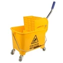 yellow-plastic-wringer-mopping-trolley