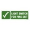 Light Switch For Fire Exit Sign