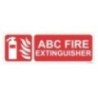 ABC Fire Extinguisher Sign 3mm