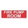 Fire Pump Room Sign 3mm
