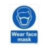 Wear Face mask Sign