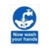 Industrial Now Wash Your Hands Signs