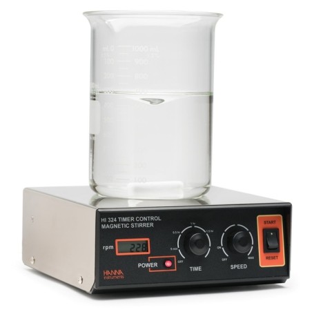 hanna-hi324n-2-timer-controlled-stainless-steel-cover-mini-stirrer-with-tachometer-5l