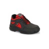 Eego Italy WW-98 Red Leather Steel Toe Reflective Lace-up Safety Shoes, Size 7