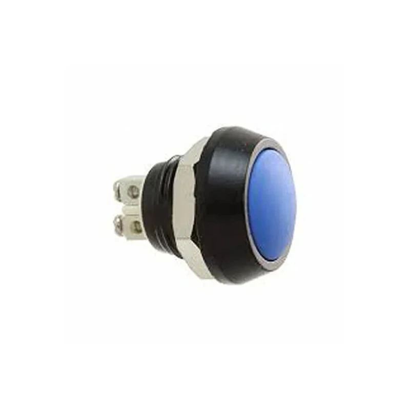 Bulgin MAV0120 Series Push Button Switch Momentary, Panel Mount, 12 mm Cutout, SPST, Multi-LED, IP67 