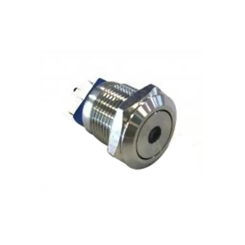 Bulgin MAV0120 Series Illuminated Push Button Switch, Momentary, Panel Mount, 12 mm Cutout, SPST, Blue LED, IP67, 36V DC/AC 