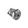 Bulgin MAV0120 Series Illuminated Push Button Switch, Momentary, Panel Mount, 12 mm Cutout, SPST, Blue LED, IP67, 36V DC/AC