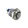Bulgin Illuminated Push Button Switch Momentary Panel Cutout 12 mm SPST Red LED IP67 36V MAV0120