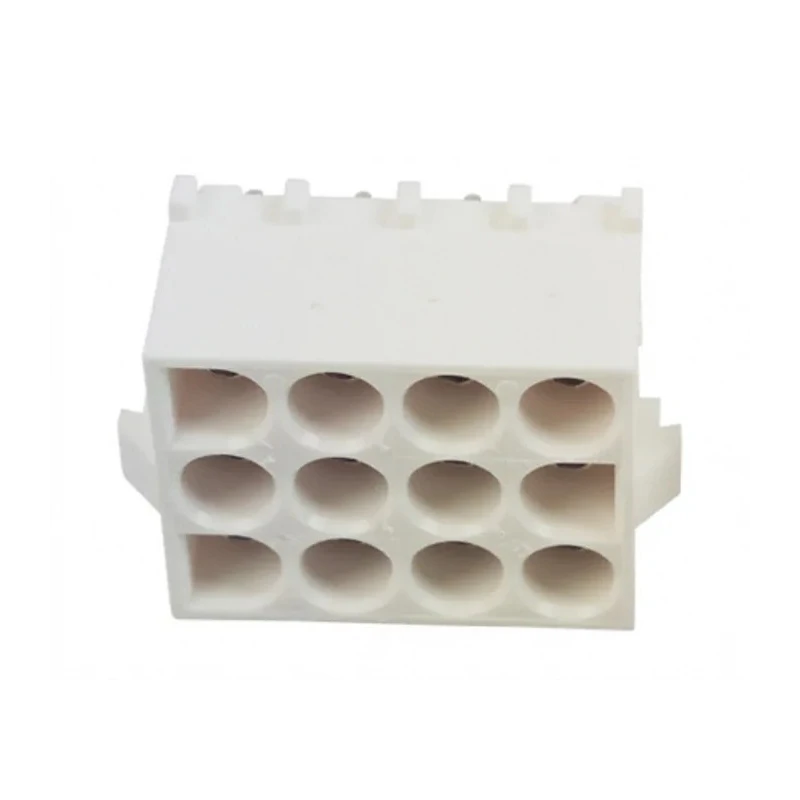 TE Connectivity Universal MATE-N-LOK Series Straight Through Hole PCB Header, 12 Contacts, 6.35 mm Pitch, 3 Row 350713-1