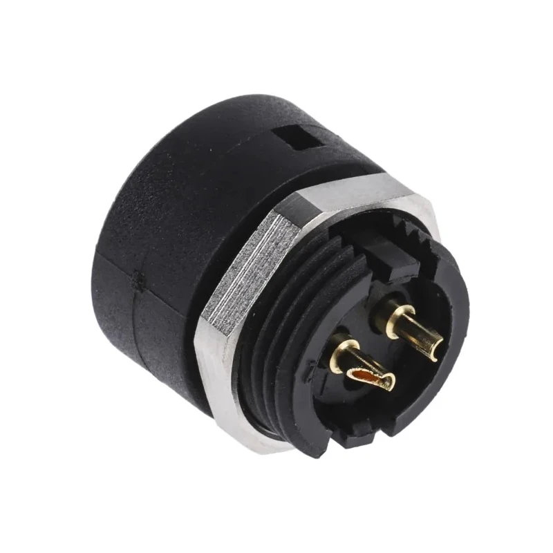 Binder Subminiature Circular Connector, 2 Contacts, Panel Mount, Female Socket, IP40, 125V, 4A, Bayonet 09-0974-00-02