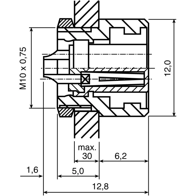 Binder Subminiature Circular Connector, 2 Contacts, Panel Mount, Female Socket, IP40, 125V, 4A, Bayonet 09-0974-00-02