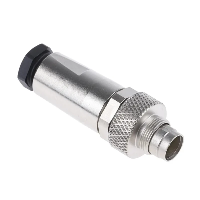 binder 8-Contact Circular Connector, M9, Male Plug, Cable Mount, IP67, Solder, Polyamide, 125V, 1A, Gold 99.0425.10.08