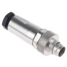 binder 8-Contact Circular Connector, M9, Male Plug, Cable Mount, IP67, Solder, Polyamide, 125V, 1A, Gold 99.0425.10.08