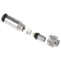 binder 8-Contact Circular Connector, M9, Male Plug, Cable Mount, IP67, Solder, Polyamide, 125V, 1A, Gold 99.0425.10.08