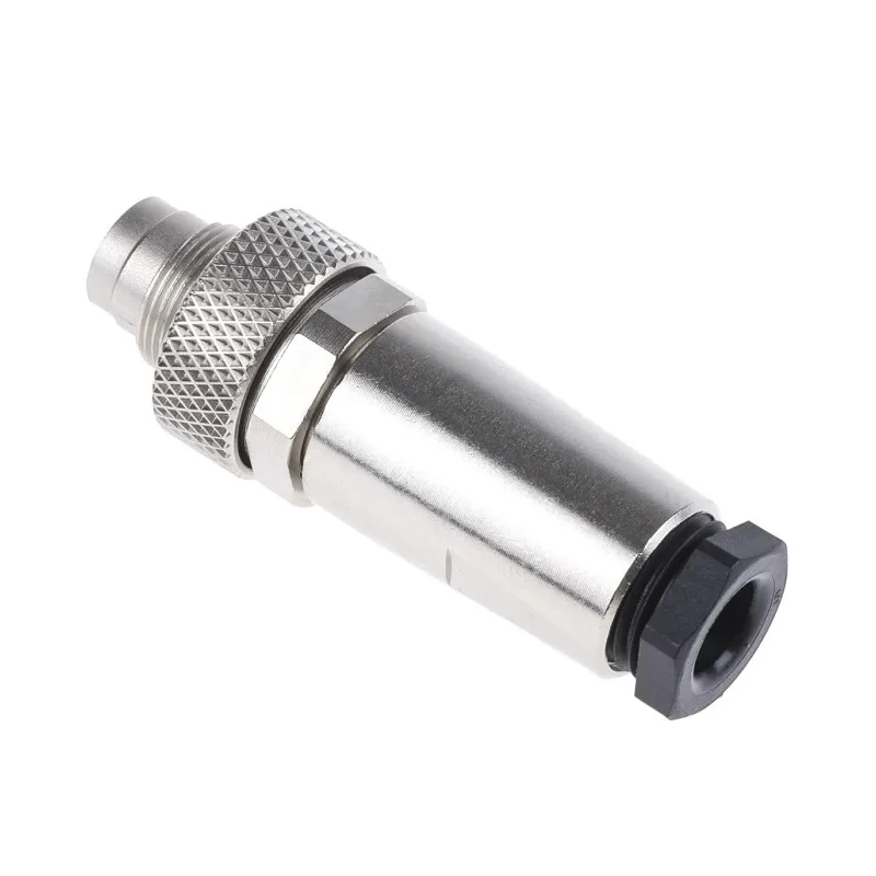binder 8-Contact Circular Connector, M9, Male Plug, Cable Mount, IP67, Solder, Polyamide, 125V, 1A, Gold 99.0425.10.08
