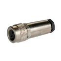 binder Circular Connector, 3 Contacts, Cable Mount, M9, Female Socket, IP67, 125V, 4A, 712 Series 
