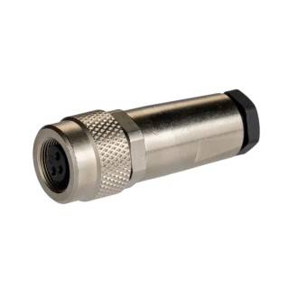 binder Circular Connector, 3 Contacts, Cable Mount, M9, Female Socket, IP67, 125V, 4A, 712 Series 