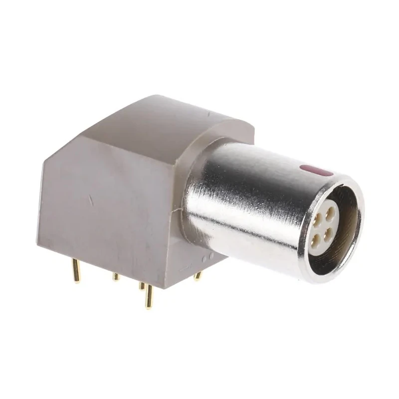 LEMO Industrial Circular Connector, 4 Contacts, Panel Mount, Female Socket, 11.7 mm, 4.5A, 1300V, IP50, Brass, EPG.0B.304.HLN