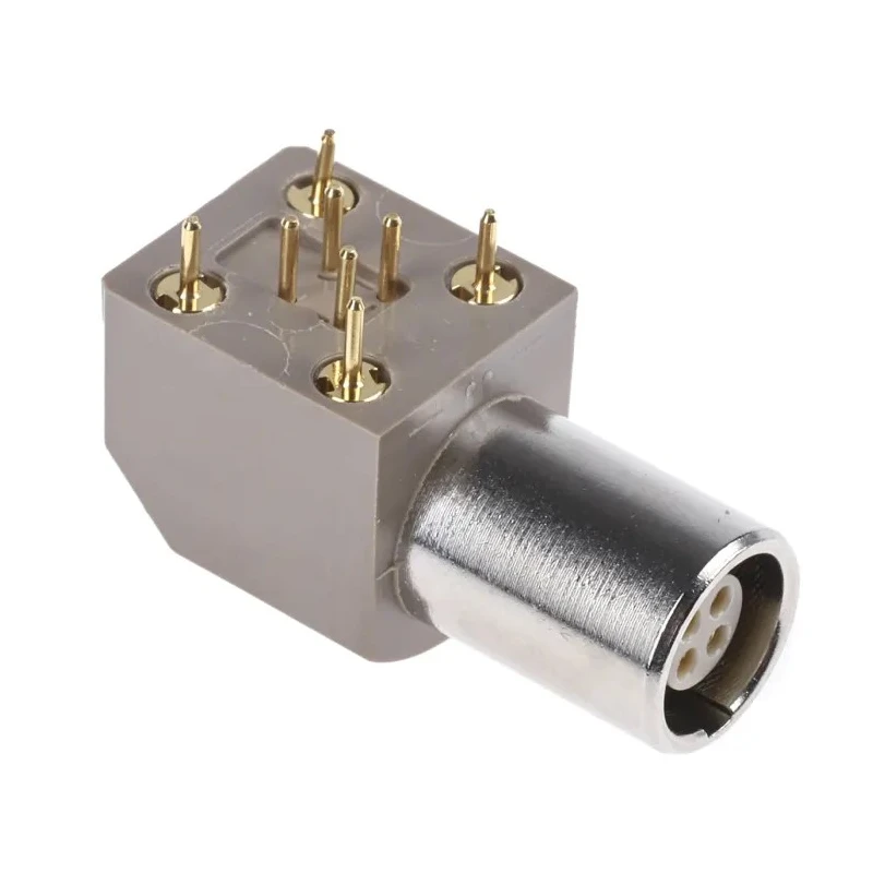 LEMO Industrial Circular Connector, 4 Contacts, Panel Mount, Female Socket, 11.7 mm, 4.5A, 1300V, IP50, Brass, EPG.0B.304.HLN