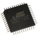 Microchip ATMEGA324P-20AU 8-bit AVR Microcontroller, 20 MHz, 32kB Flash, 44-Pin TQFP
