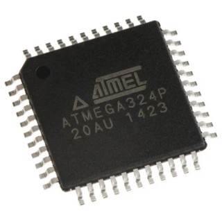 Microchip ATMEGA324P-20AU 8-bit AVR Microcontroller, 20 MHz, 32kB Flash, 44-Pin TQFP