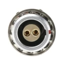 LEMO Circular Connector 2 Contacts Panel Mount 10 mm Socket Female IP50 0B Series EGG.0B.302.CLL