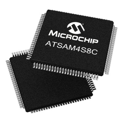 Microchip 32 bit ARM Cortex M4 SAM3S Microcontroller 50 MHz 512kB Flash 100-Pin LQFP ATSAM4S8CA-AU