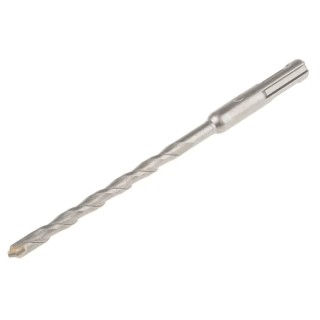 RS PRO SDS Plus Hammer Drill Bit Carbide Tip, 7mm Diameter, 160mm Length, SDS Shank, Blackened Finish 562-416